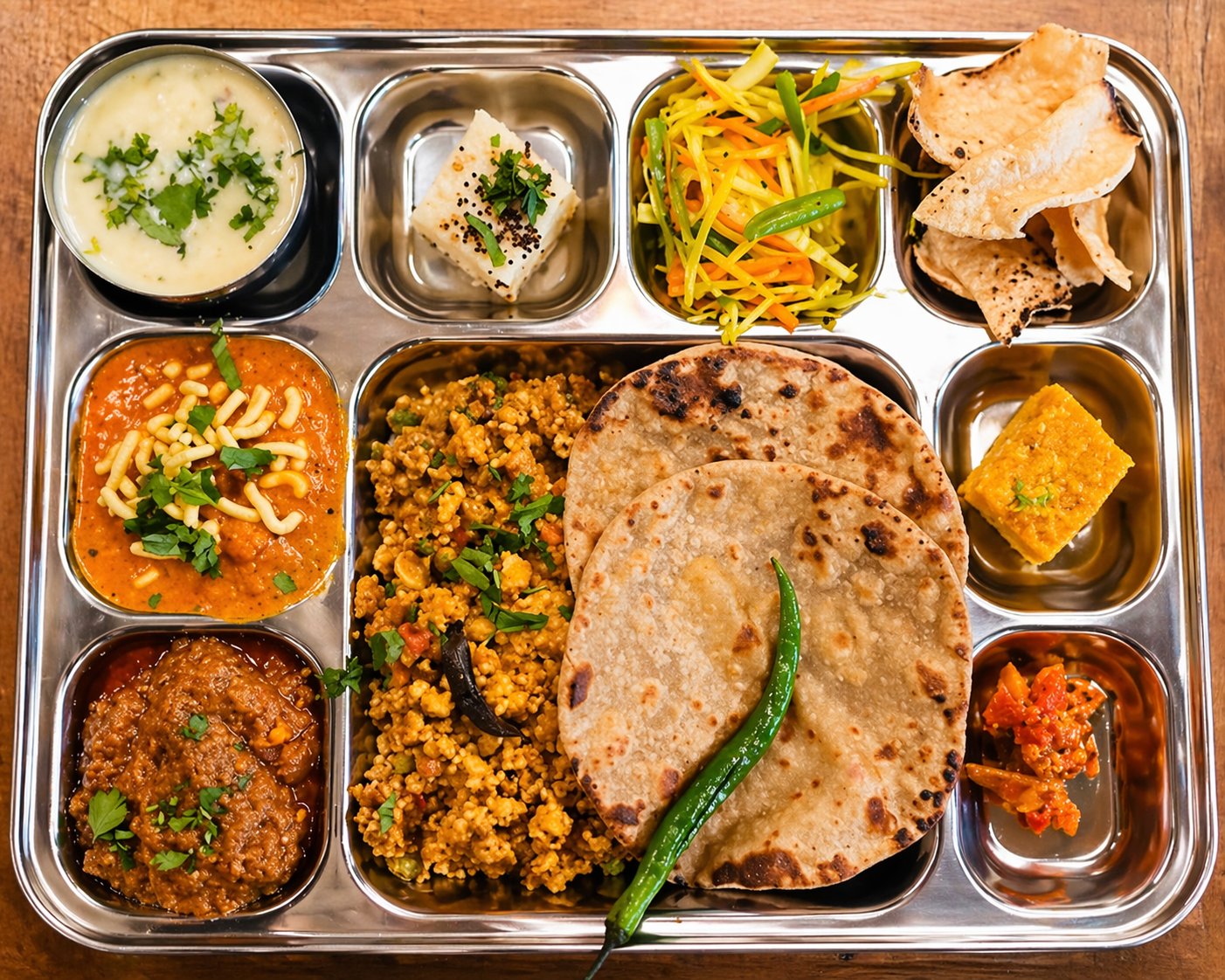 Honest catering thali